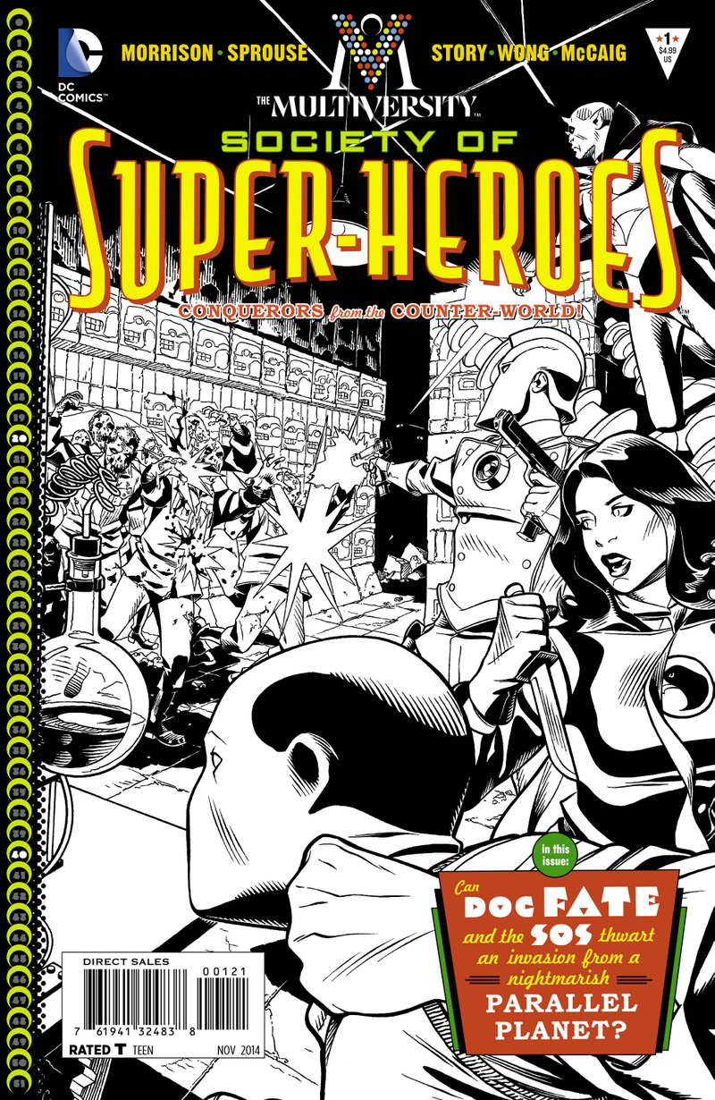 Illustration for article titled ​Grant Morrison's The Multiversity Remixes What Makes DC Comics Great